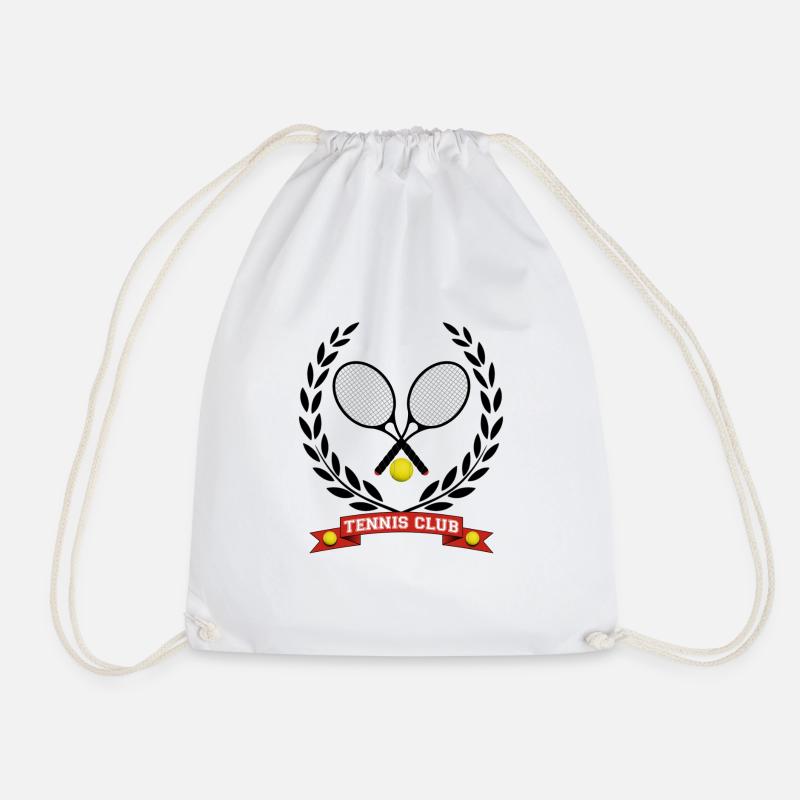 tennis - Turnbeutel - Weiß