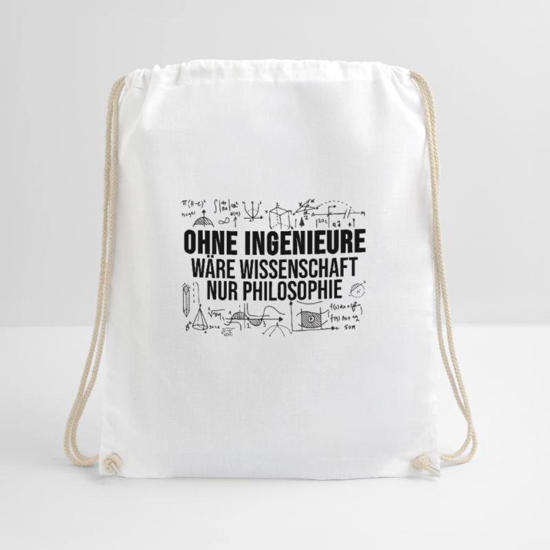 Engineer TShirt technician engineering gift Drawstring Bag