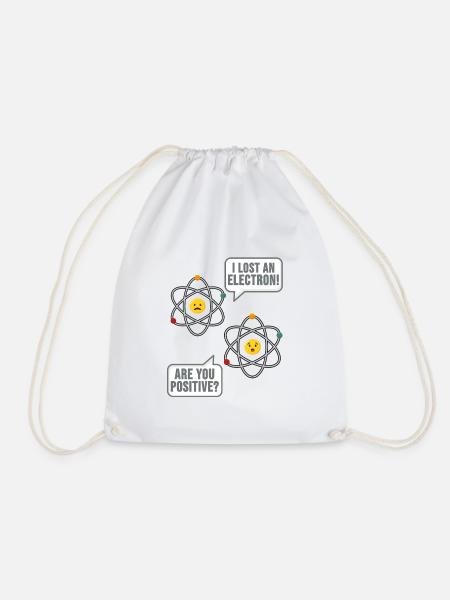 Physik TShirt Physiker Forschung Mathe Geschenk - Turnbeutel - Weiß