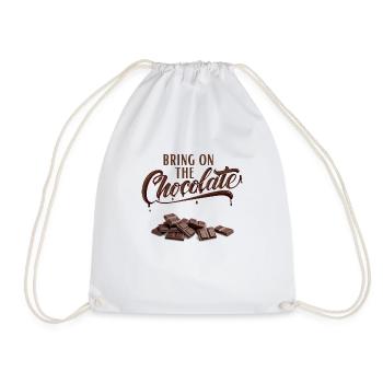 Apportez le chocolat - Schokoliebe - Sac de sport léger - blanc - Devant