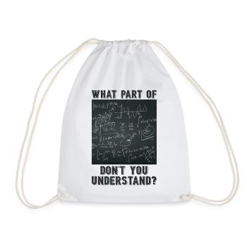 Graphique Funny Quote - Sac de sport léger - blanc - Devant
