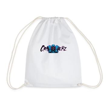 Crazygamerz - Drawstring Bag - white - Front