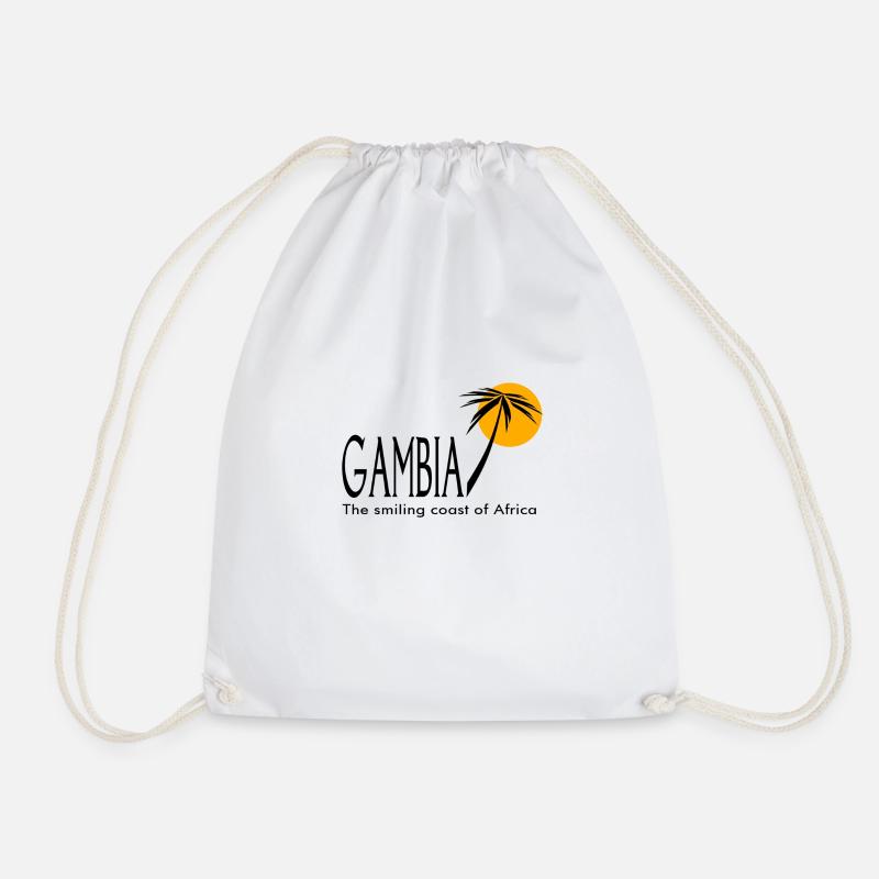 gambia - Turnbeutel - Weiß