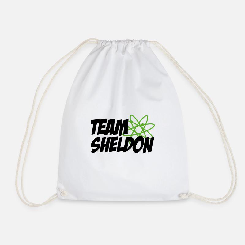 The Big Bang Theory Team Sheldon - Turnbeutel - Weiß
