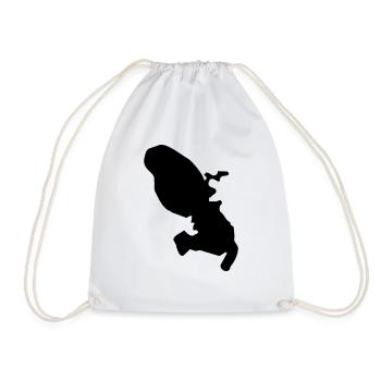 Martinique Map - Drawstring Bag - white - Front