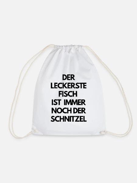 Schnitzel - Turnbeutel - Weiß