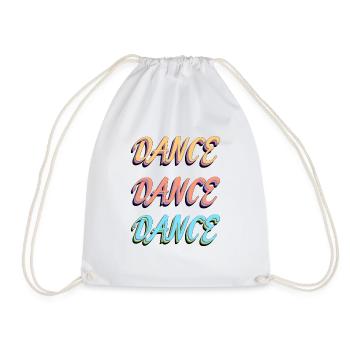 Dance Dance Dance! - Drawstring Bag - white - Front
