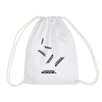 Symbole d’échiquier - Sac de sport léger - blanc - Devant