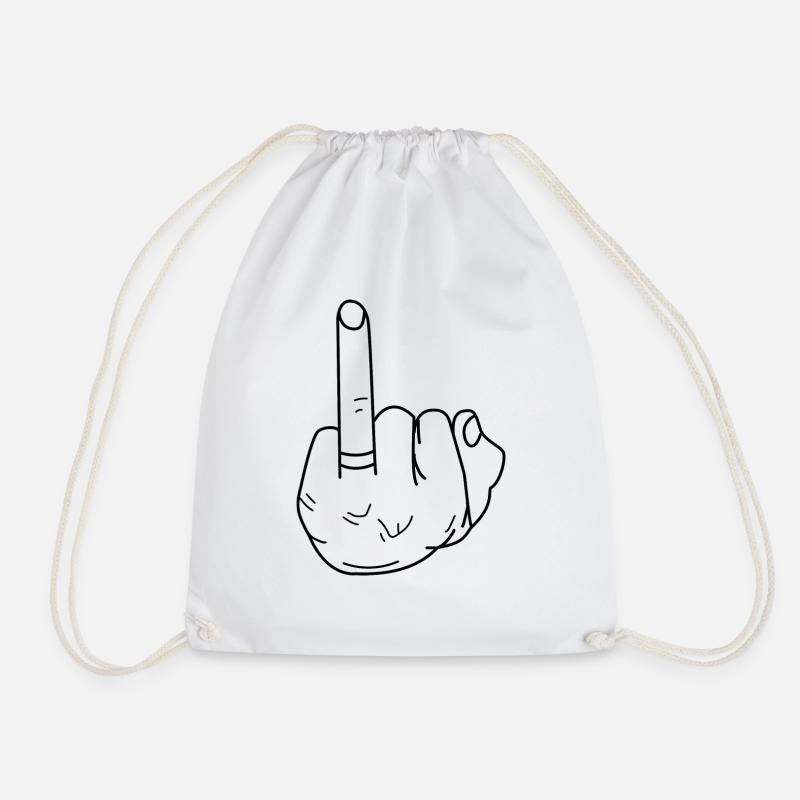 Newly Married Just Married - Drawstring Bag - white