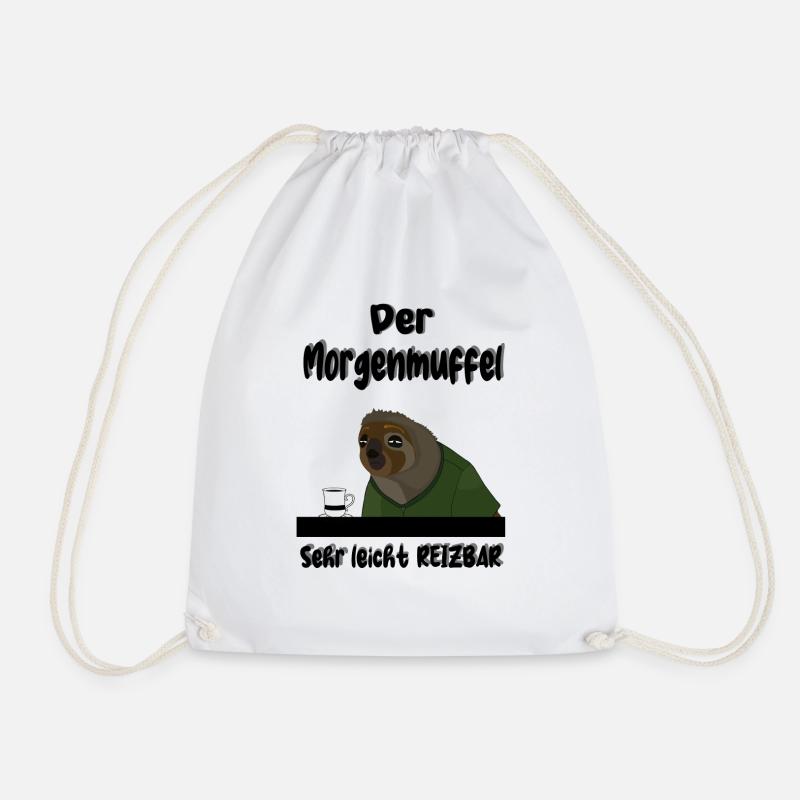Der Morgenmuffel - Turnbeutel - Weiß