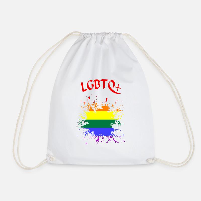 LGBTQ - Turnbeutel - Weiß