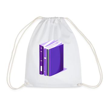 Leser Buchliebhaber Buch Lesen Bücher Geschenk - Turnbeutel - Weiß - Vorne