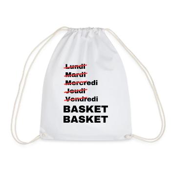week-end basket - Sac de sport léger - blanc - Devant