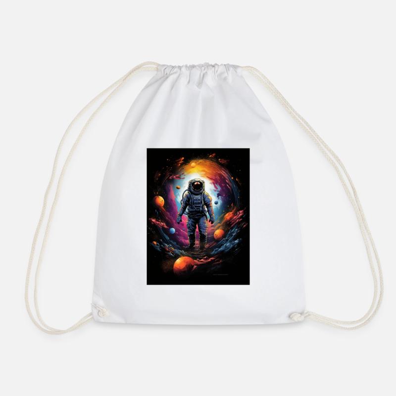 Astronaut - Turnbeutel - Weiß