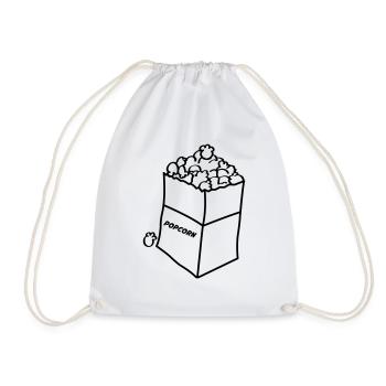 Maïs soufflé 01 - Sac de sport léger - blanc - Devant