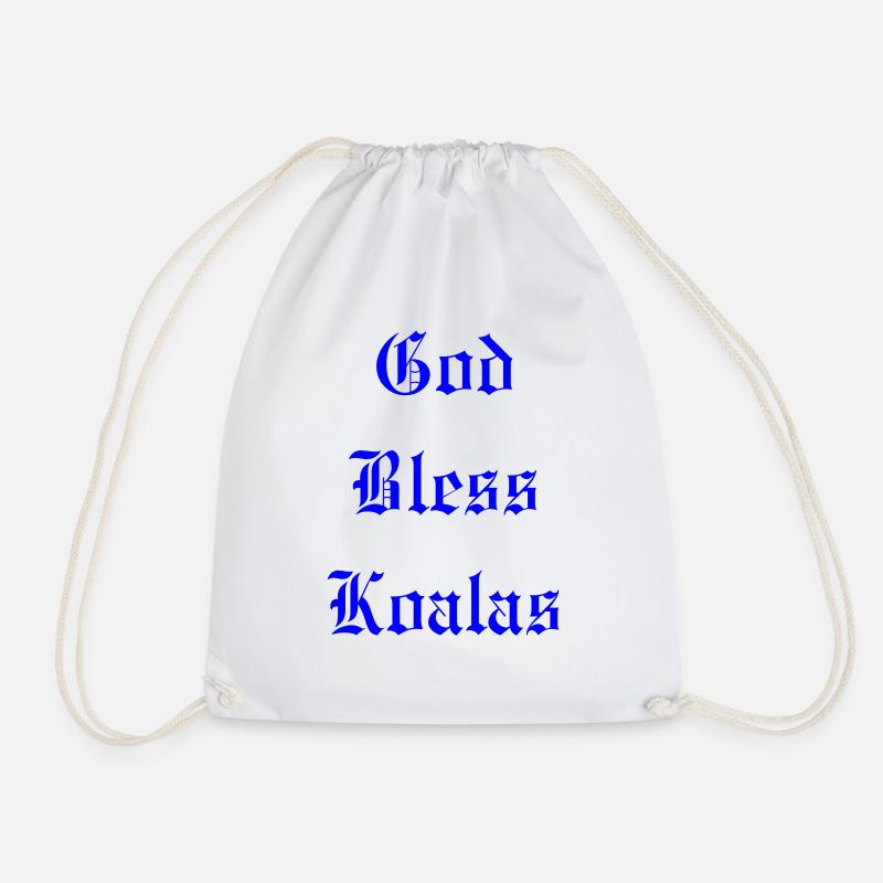 GodBlessKoalas - Turnbeutel - Weiß