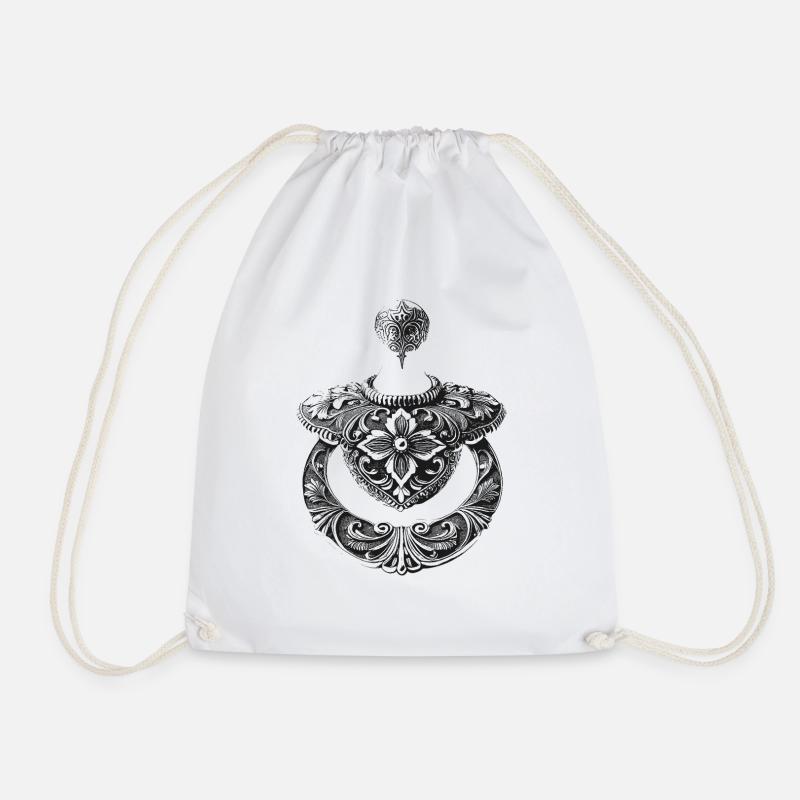 Pacifier - Drawstring Bag - white