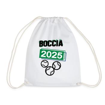 Boccia Spieler Team Turnier Mannschaft in 2025 - Turnbeutel - Weiß - Vorne