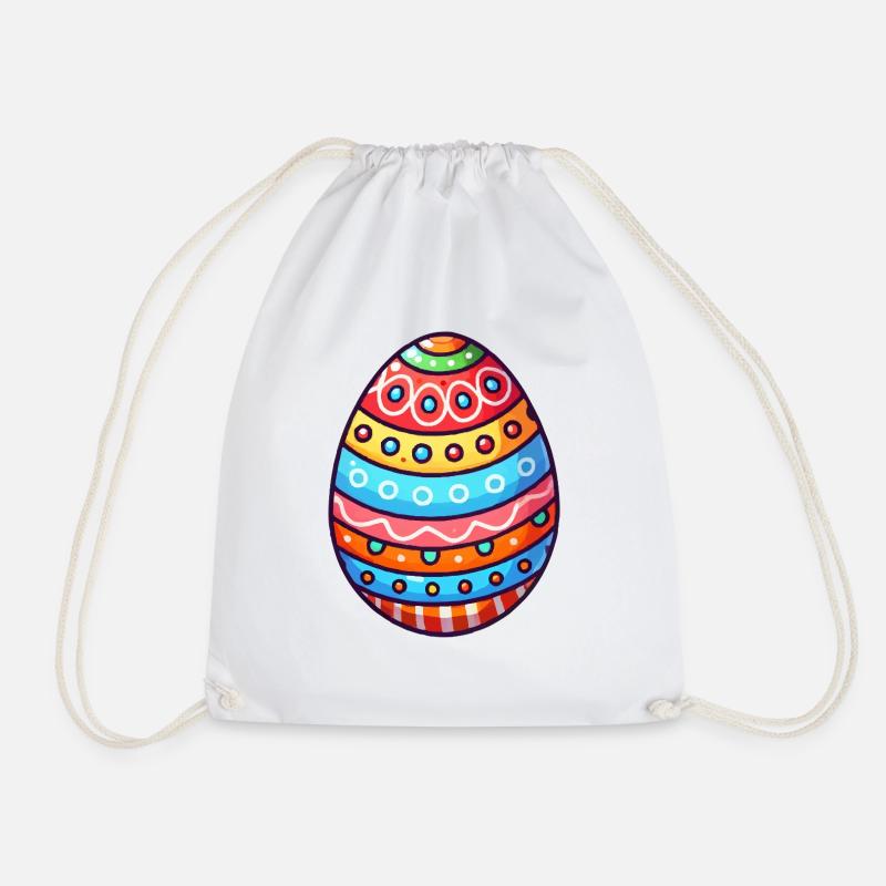 Œuf de Pâques - Sac de sport léger - blanc
