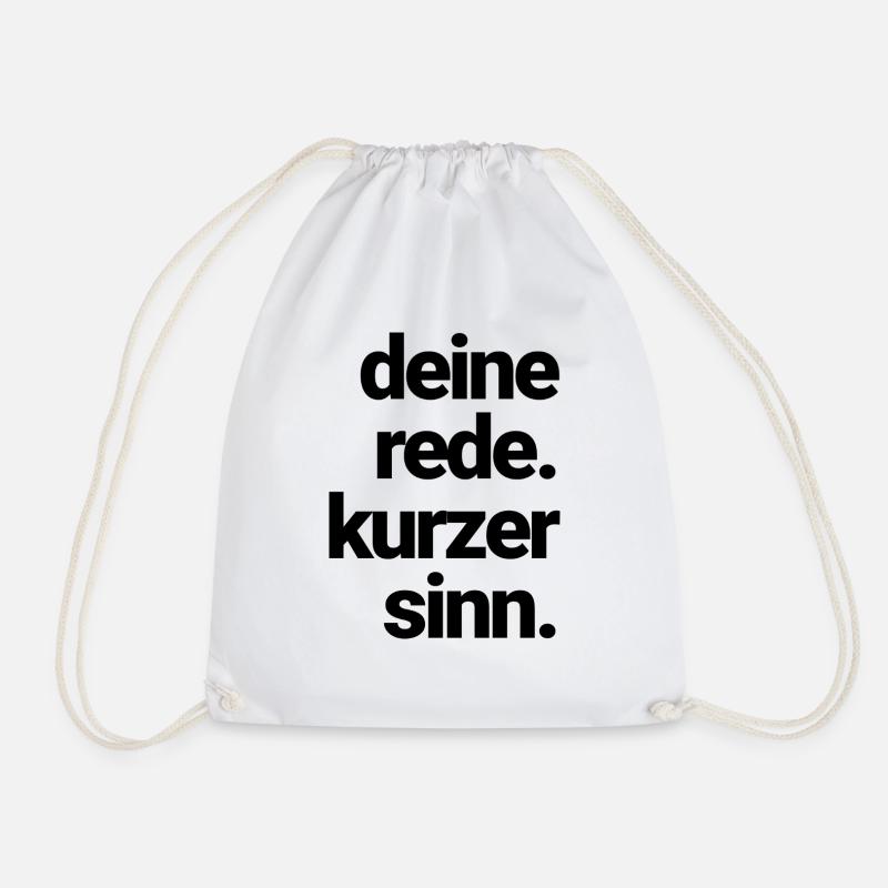 Frauen & Männer Premium Shirt Statement Sarkasmus - Turnbeutel - Weiß