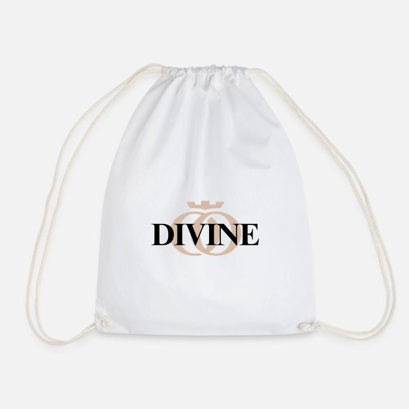 DIVINE OPPOLINE – Weibliche Energiekollektion - Turnbeutel - Weiß