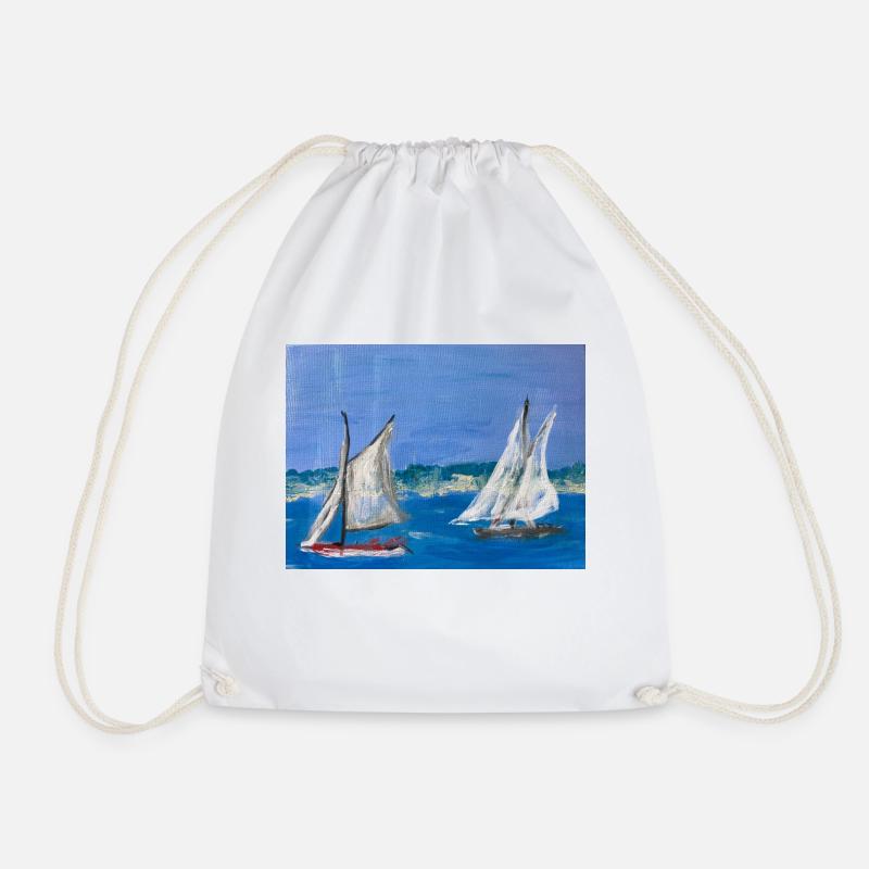 Bootsfahrt - Turnbeutel - Weiß