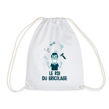 Le roi du bricolage - Sac de sport léger - blanc - Devant