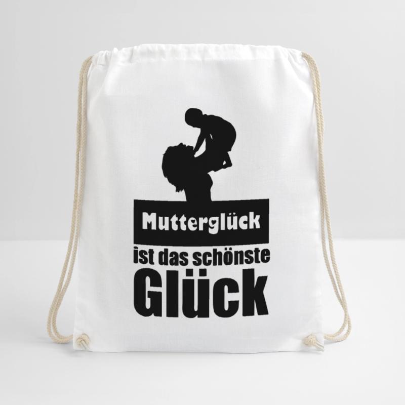 Mutterglück Mutter Muttertag Geburt Geschenk Turnbeutel