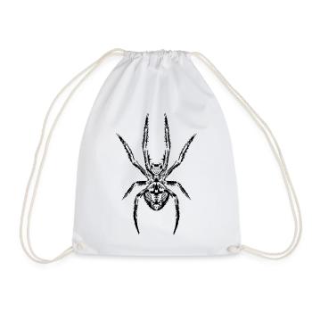 Le pouvoir de l’araignée : le symbole de la force et du mystère - Sac de sport léger - blanc - Devant