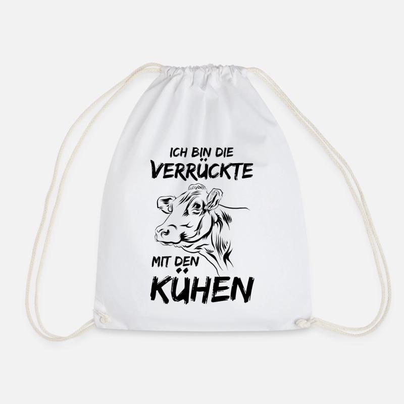 Kuh Kühe - Turnbeutel - Weiß
