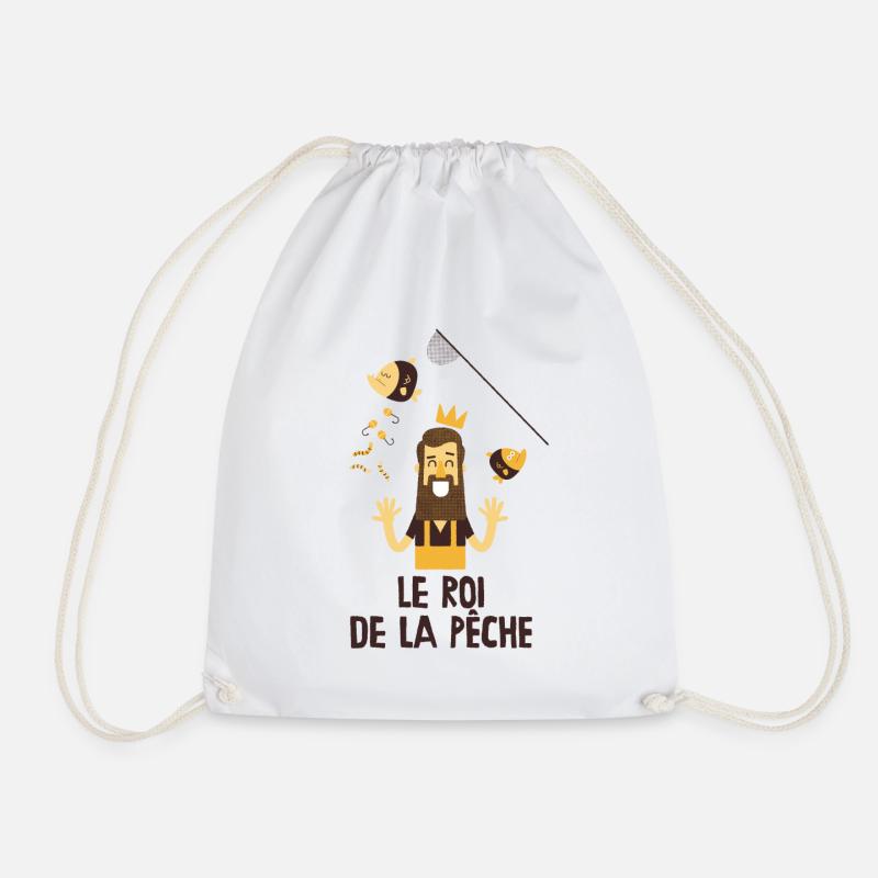Le roi de la pêche - Sac de sport léger - blanc