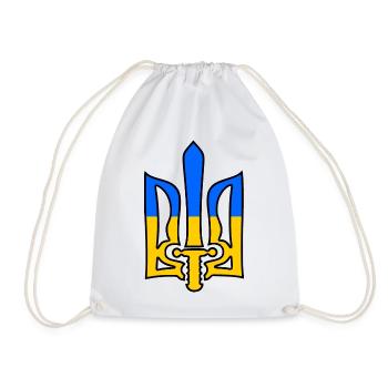 Ukraine - Turnbeutel - Weiß - Vorne