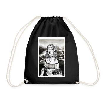 Gotische Lisa - Turnbeutel - Schwarz - Vorne