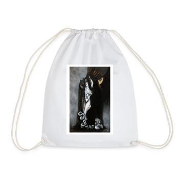 Dark Lovers - Drawstring Bag - white - Front