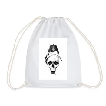 Queen of the Three of Swords - Drawstring Bag - white - Front