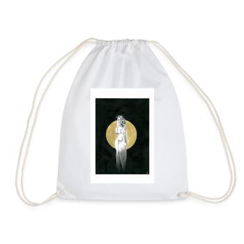 Dark Medusa - Drawstring Bag - white - Front