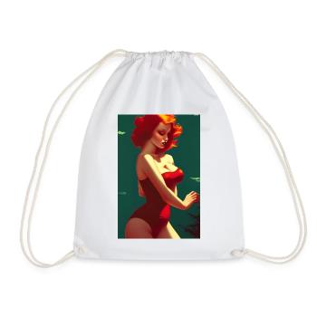 Pin up 1 - Sac de sport léger - blanc - Devant