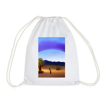 Arabian Desert - Drawstring Bag - white - Front