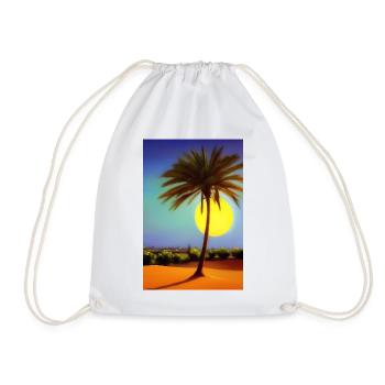 Arabian Desert - Drawstring Bag - white - Front