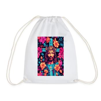 Jesus Christus - Turnbeutel - Weiß - Vorne