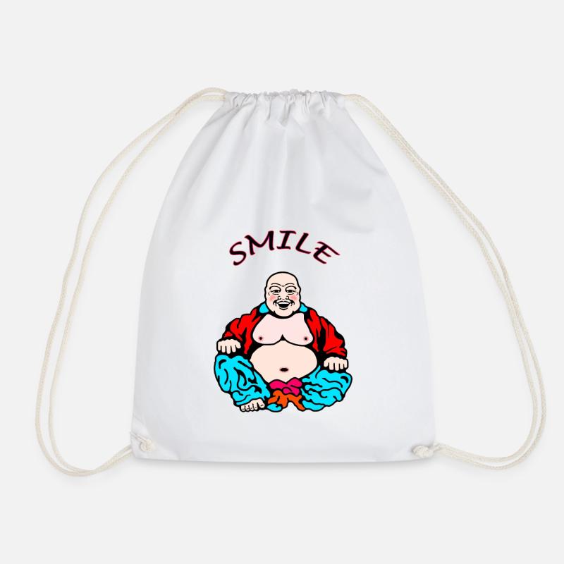 Yoga joyeux - Sac de sport léger - blanc