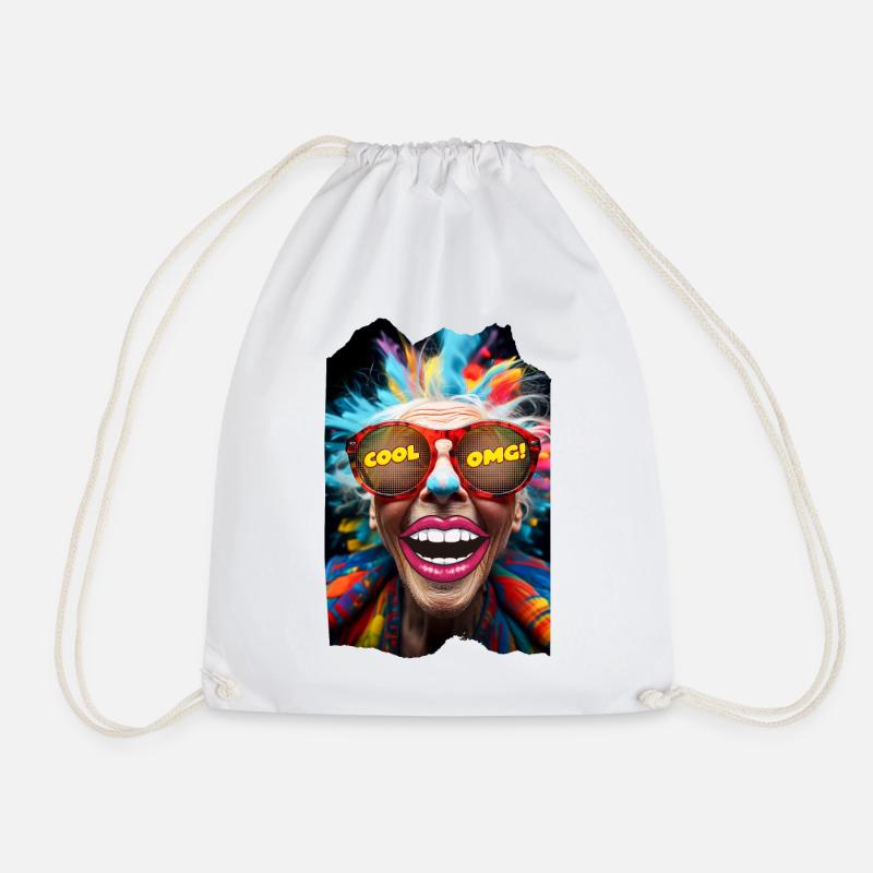 Carnival lovers - Drawstring Bag - white