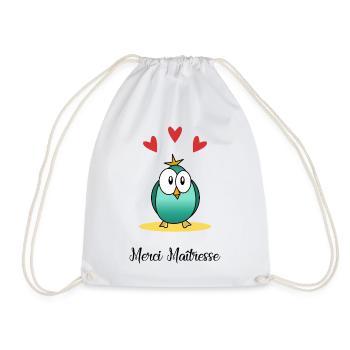 MERCI. MAÎTRESSE. MERCI MAÎTRESSE - Sac de sport léger - blanc - Devant