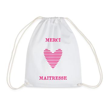 MERCI. MAÎTRESSE. MERCI MAÎTRESSE - Sac de sport léger - blanc - Devant