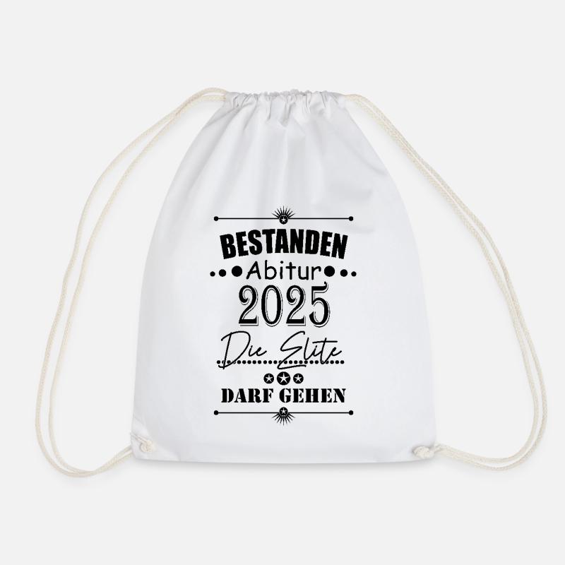 Abitur 2025 bestanden - Turnbeutel - Weiß
