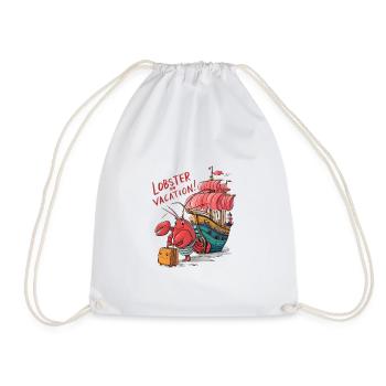 Lobster Vacation - Turnbeutel - Weiß - Vorne