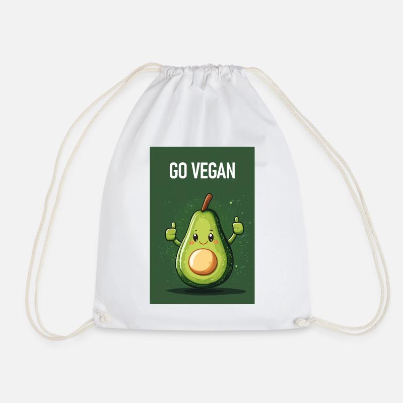DEVENEZ VÉGÉTALIEN - Sac de sport léger - blanc