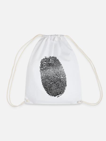 Empreinte digitale - Sac de sport léger - blanc