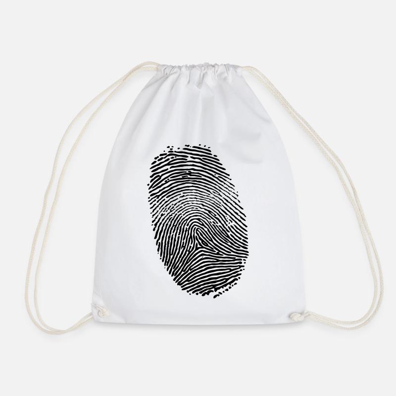 Empreinte digitale - Sac de sport léger - blanc