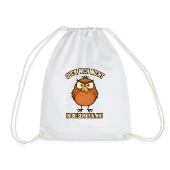 Ne me regarde pas dans ce ton drôle d’oiseau - Sac de sport léger - blanc - Devant